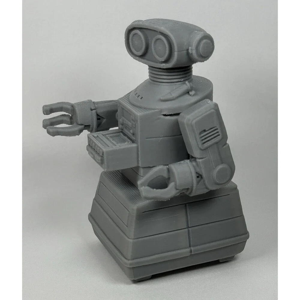 Omnibot 2000 Robot 5” Figure Retro 1980s Toy Drawer Open Variant